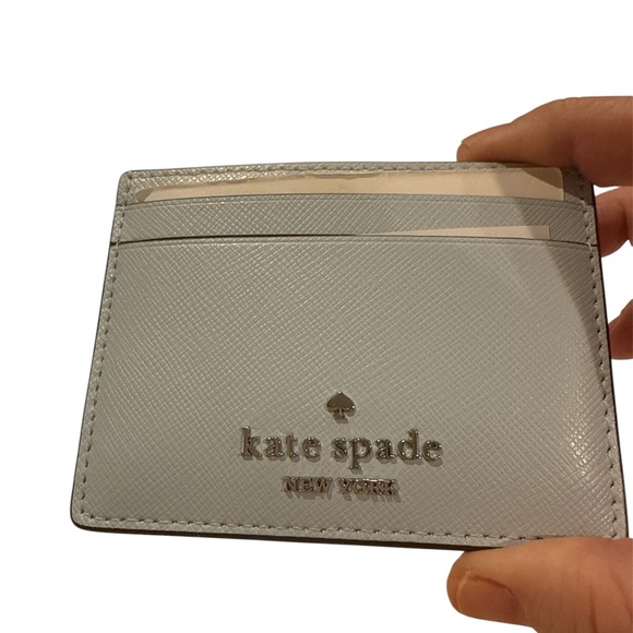 Kate Spade Light Blue Card Holder NWT - Picture 8 of 10